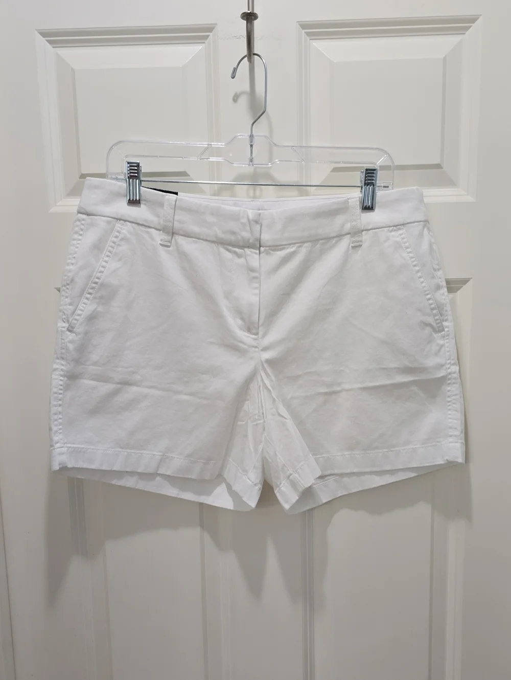J. Crew White Women's Cotton Chino Shorts